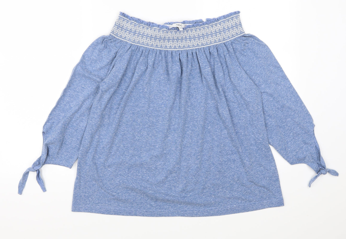 Womens UK Size 6 NEXT Blue Basic T-Shirt