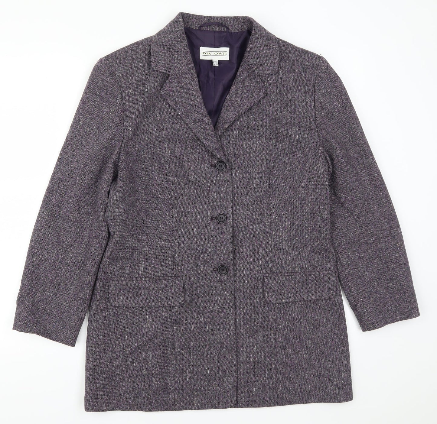 My Own Womens Purple   Jacket Suit Jacket Size 12