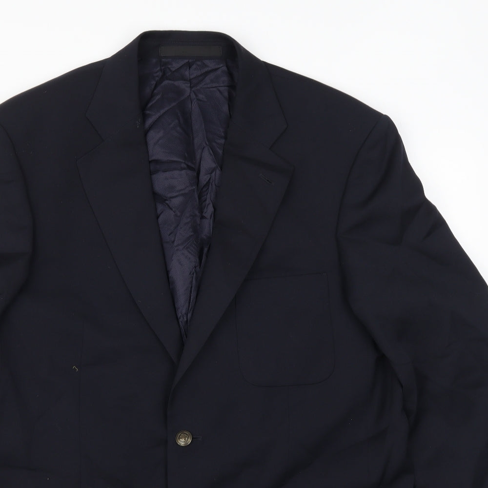 Mens UK Size 40 Marks and Spencer Regular Blue Suit Jacket