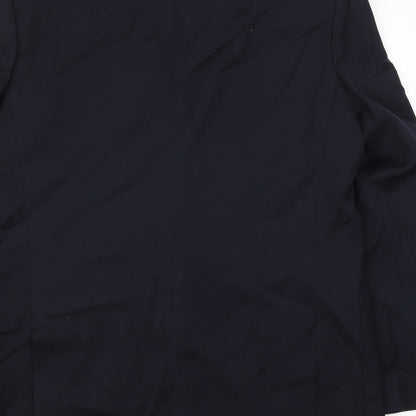 Mens UK Size 40 Marks and Spencer Regular Blue Suit Jacket