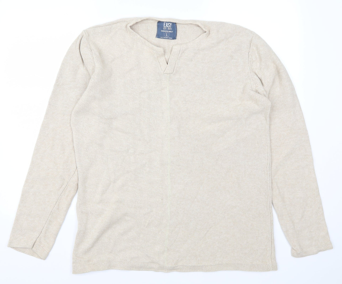 Matalan Mens Beige   Pullover Jumper Size L