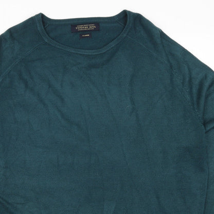 Twisted Soul Mens Blue   Pullover Jumper Size XL