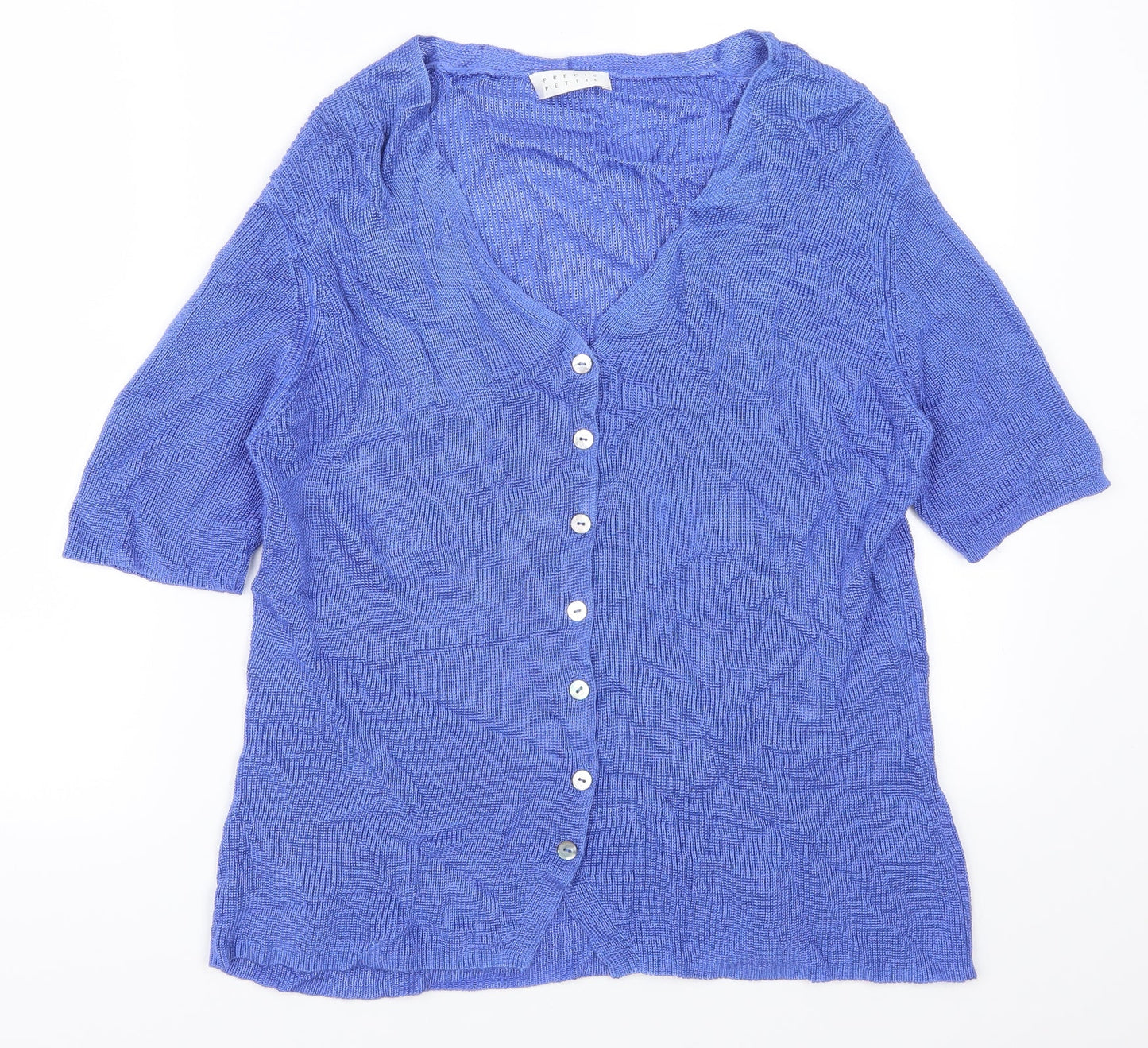 Precis Womens Blue   Cardigan Jumper Size L