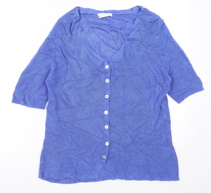 Precis Womens Blue   Cardigan Jumper Size L