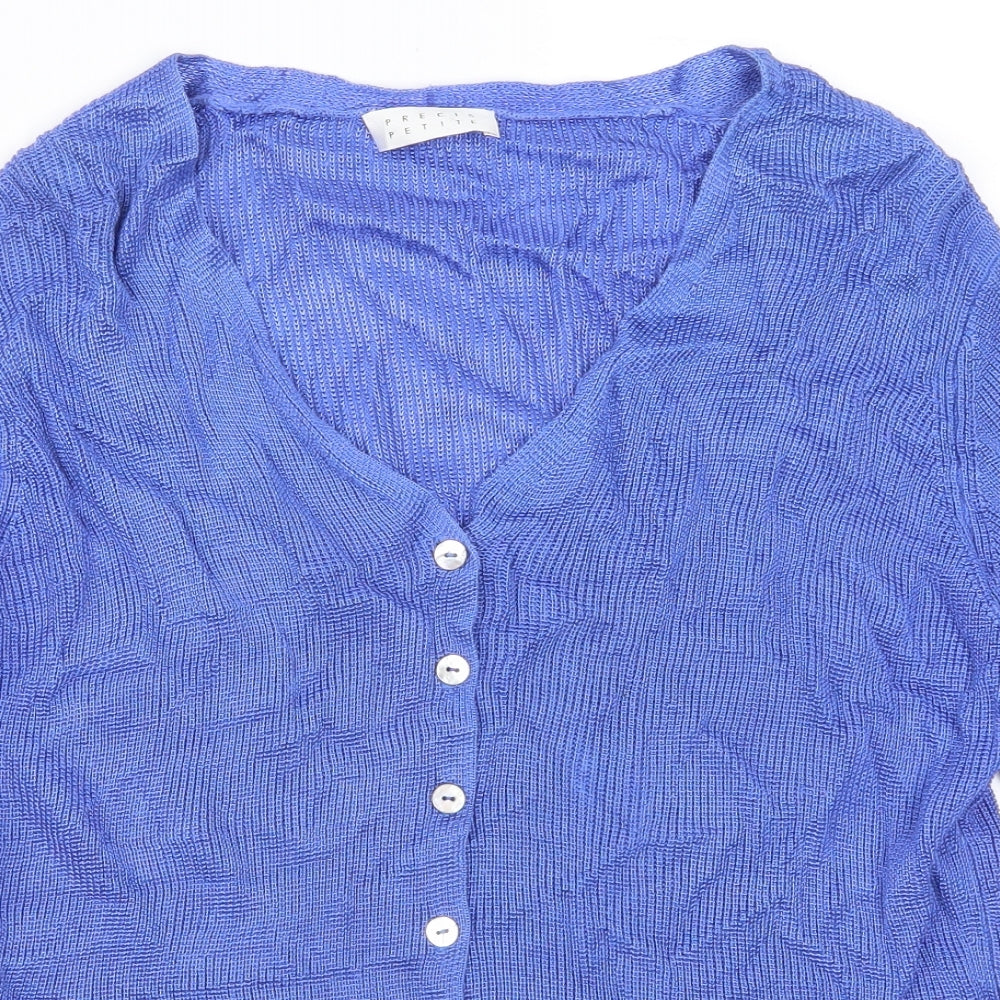 Precis Womens Blue   Cardigan Jumper Size L