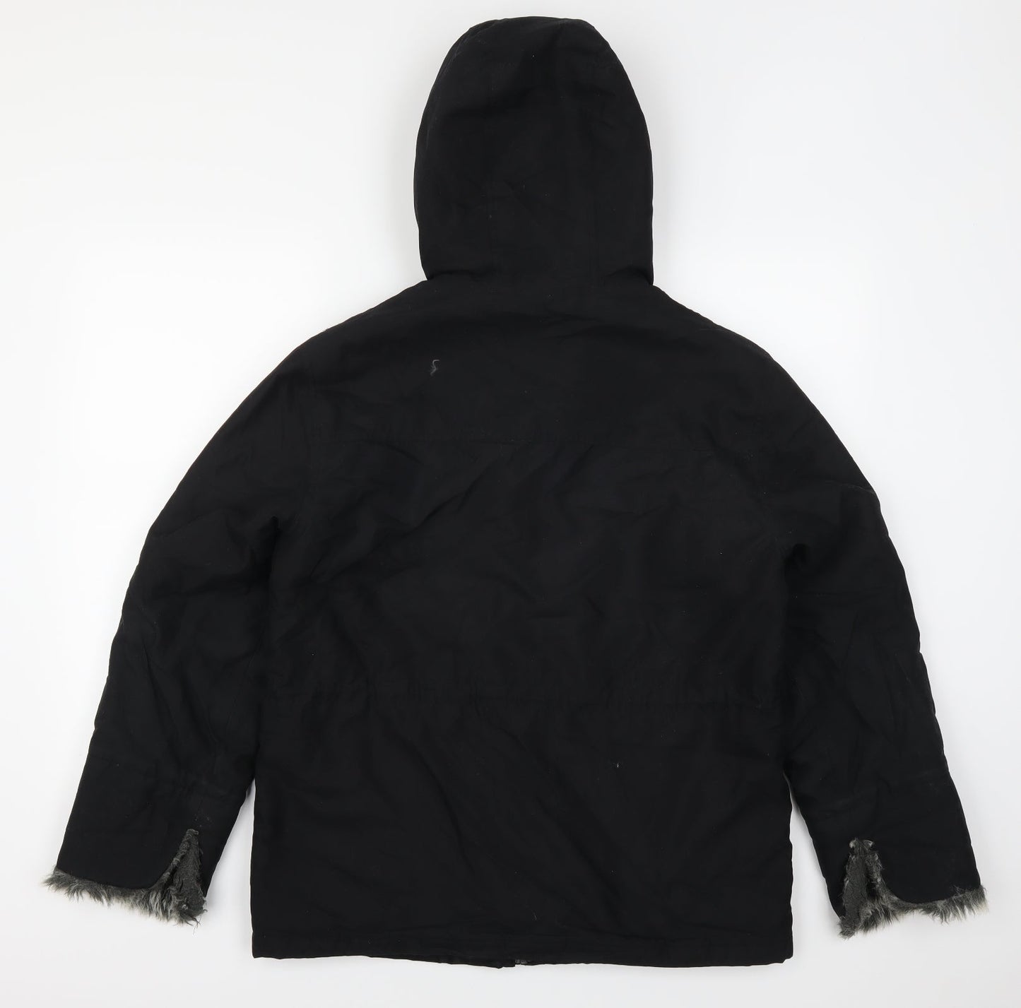 Womens UK Size 12 NEXT Black Overcoat