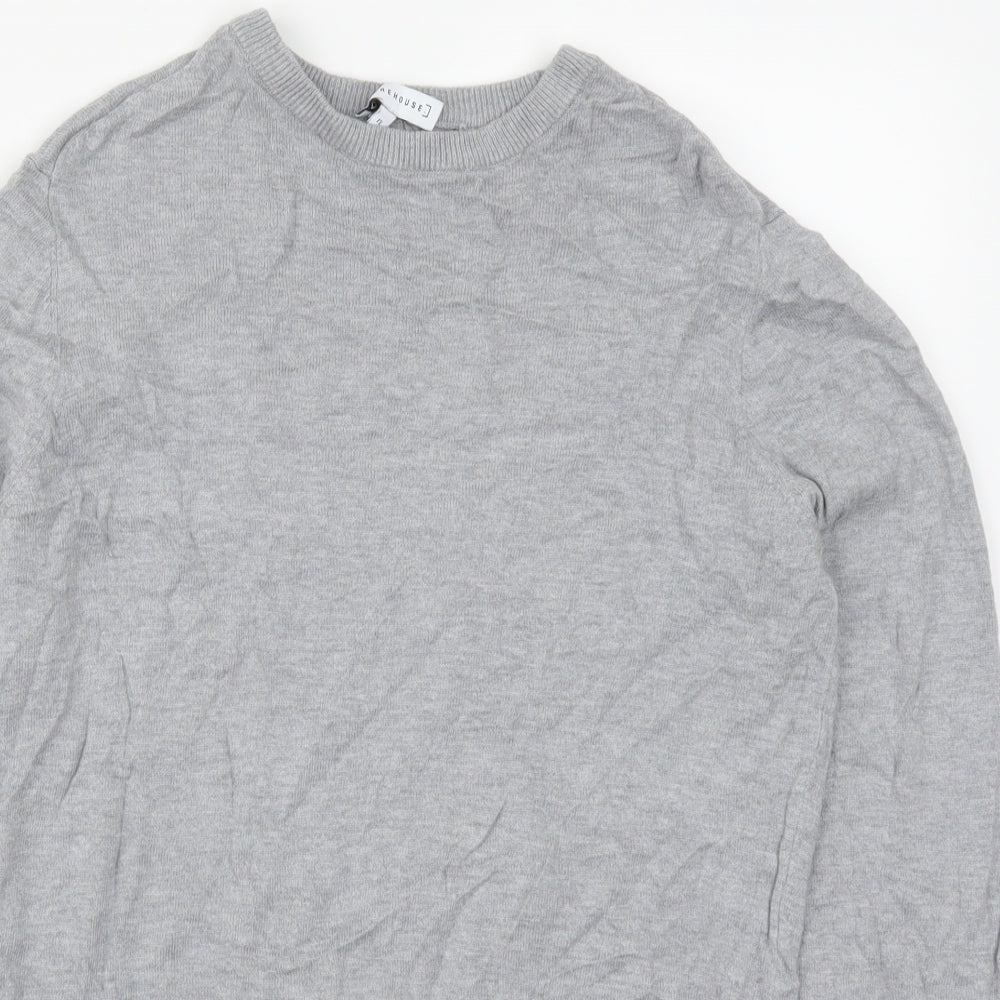 Warehouse Womens Grey   Pullover Jumper Size 12
