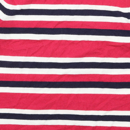 Papaya Womens Pink Striped  Pullover Jumper Size 12