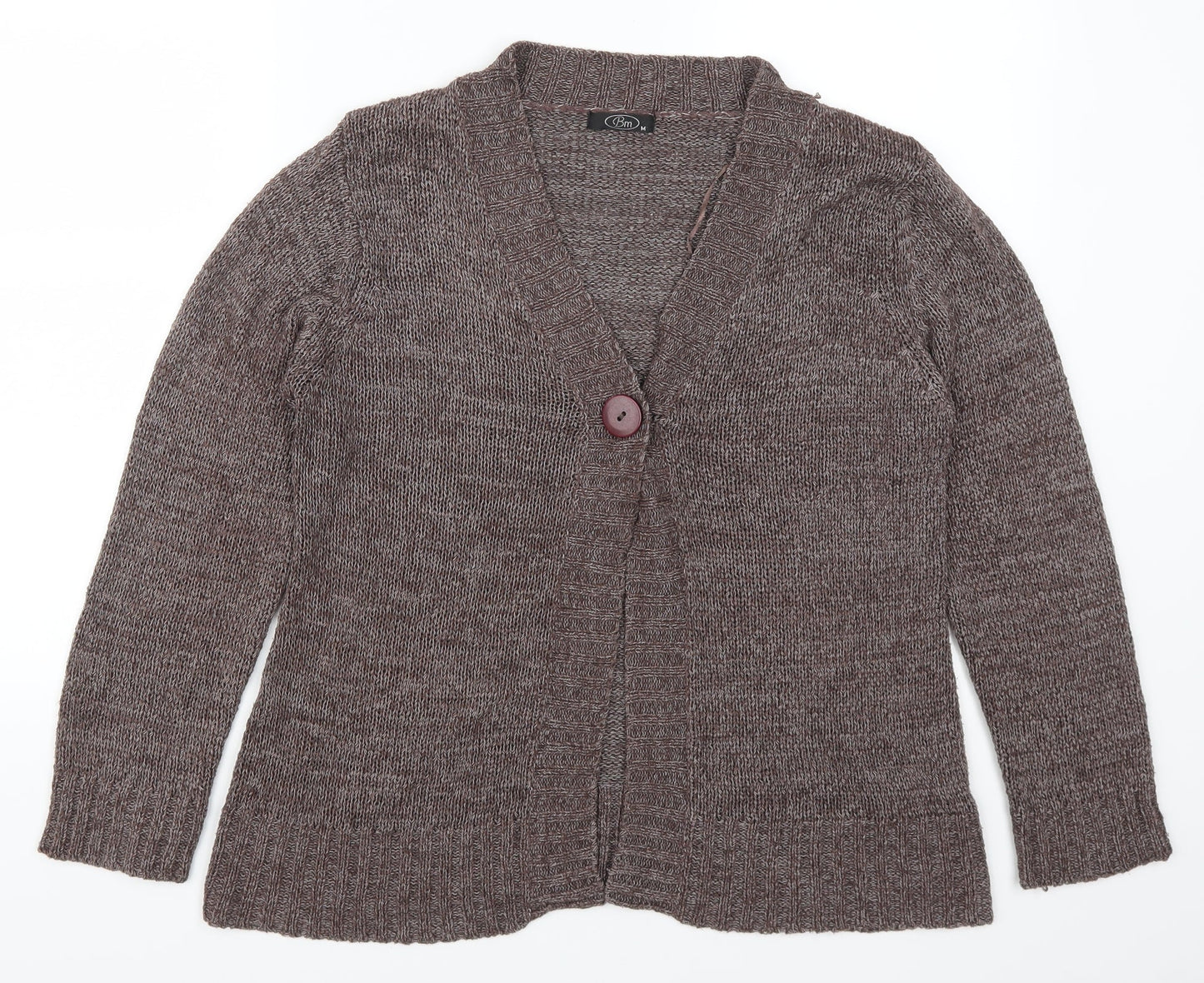 Bonmarché Womens Brown   Cardigan Jumper Size M