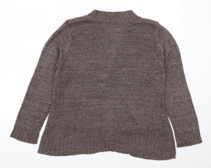 Bonmarché Womens Brown   Cardigan Jumper Size M
