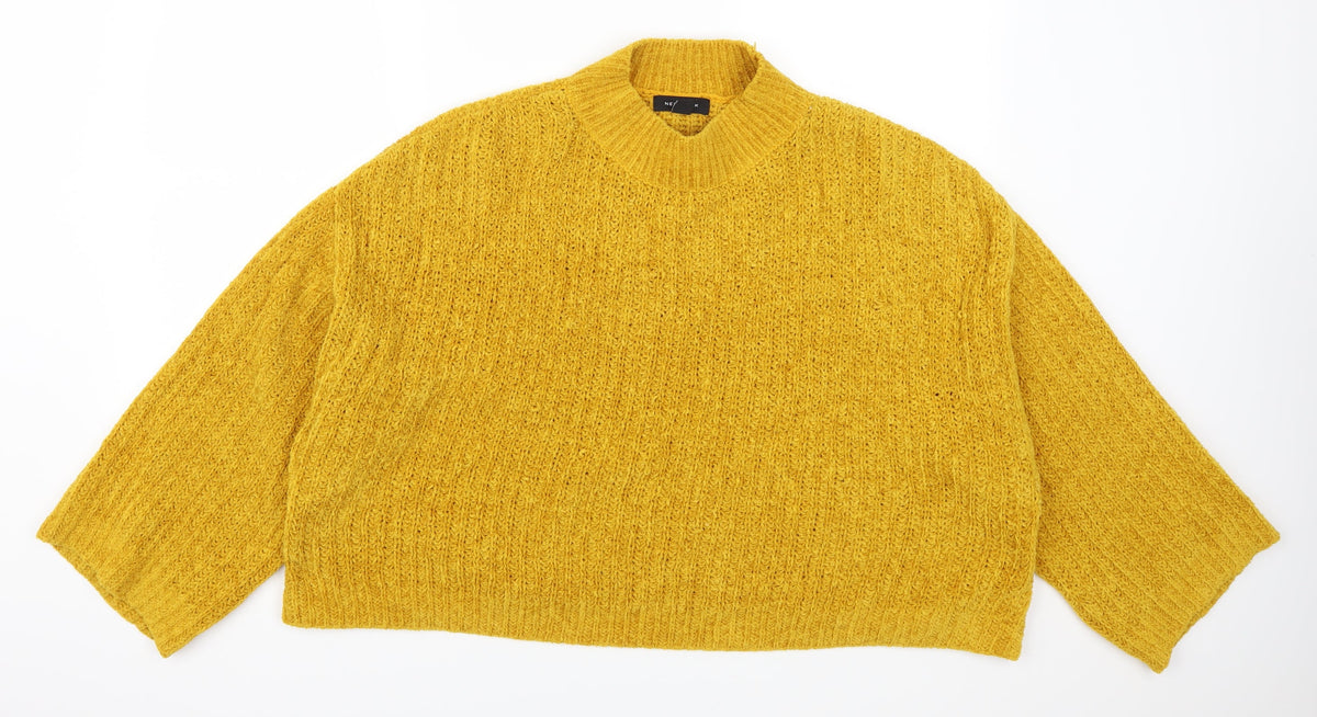 New Look Womens Yellow   Pullover Jumper Size L