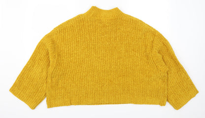 New Look Womens Yellow   Pullover Jumper Size L