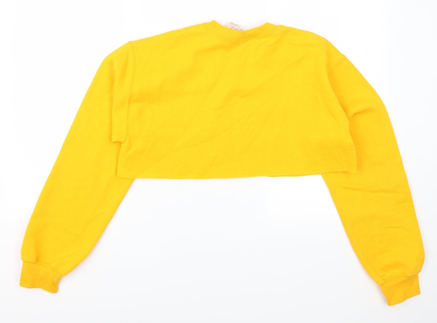 Pretty Little Thing Womens Orange   Cape Sweatshirt Size S