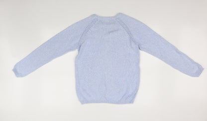 ble Womens Blue   Pullover Jumper Size M