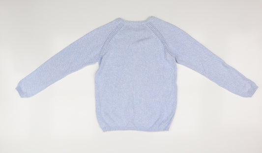 ble Womens Blue   Pullover Jumper Size M