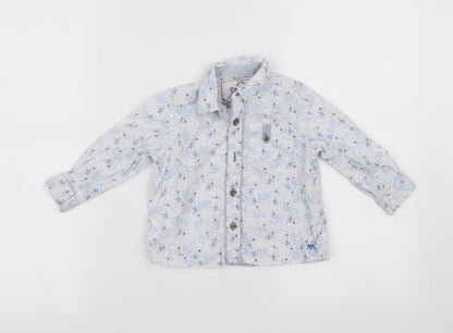 Monsoon  Blue   Basic Button-Up Size 12-18 Months