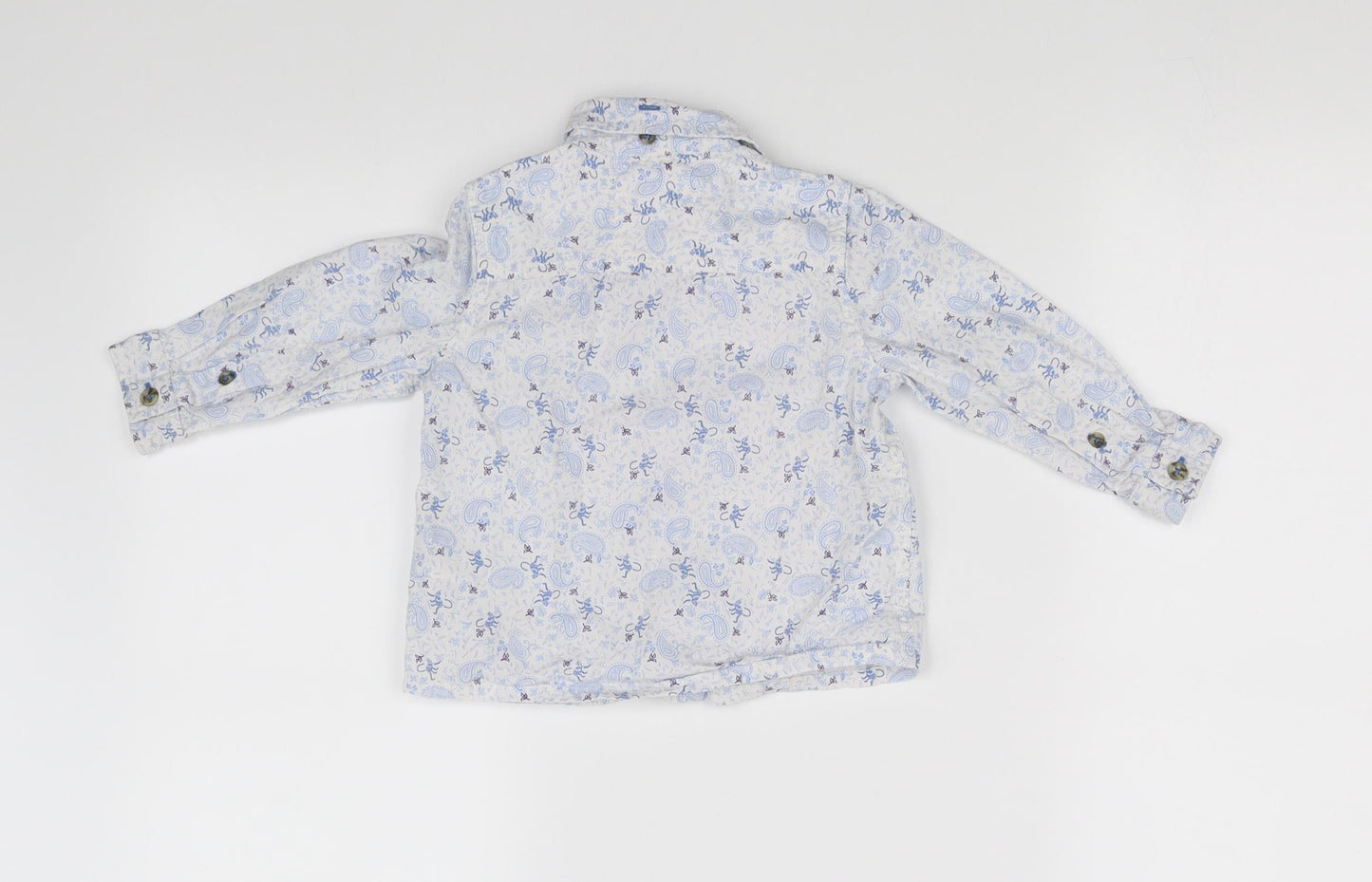 Monsoon  Blue   Basic Button-Up Size 12-18 Months