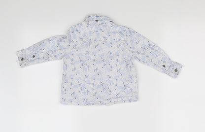 Monsoon  Blue   Basic Button-Up Size 12-18 Months