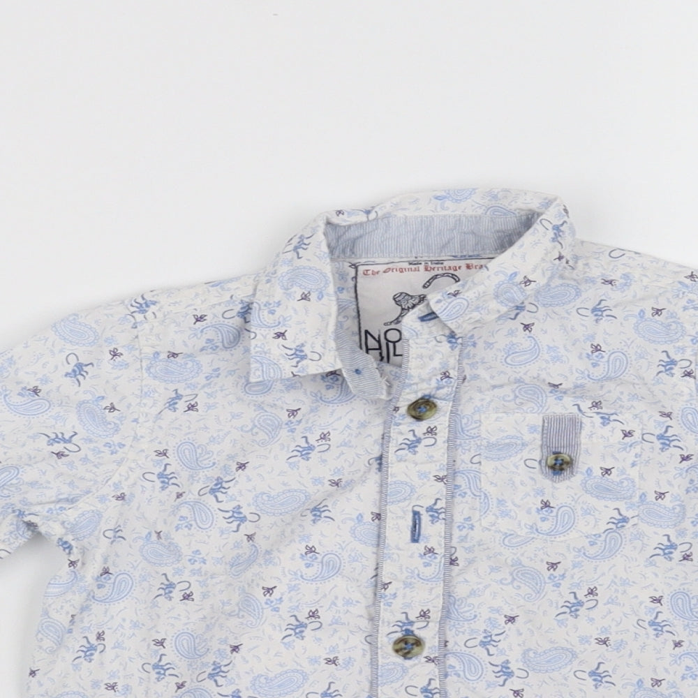 Monsoon  Blue   Basic Button-Up Size 12-18 Months