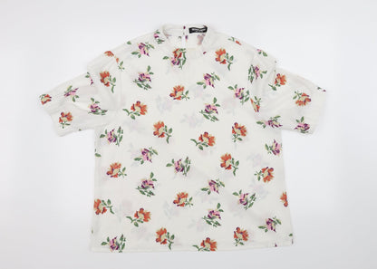 Fashion Union Womens White   Basic Blouse Size 12