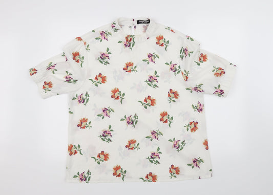 Fashion Union Womens White   Basic Blouse Size 12