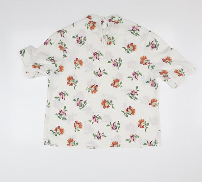 Fashion Union Womens White   Basic Blouse Size 12