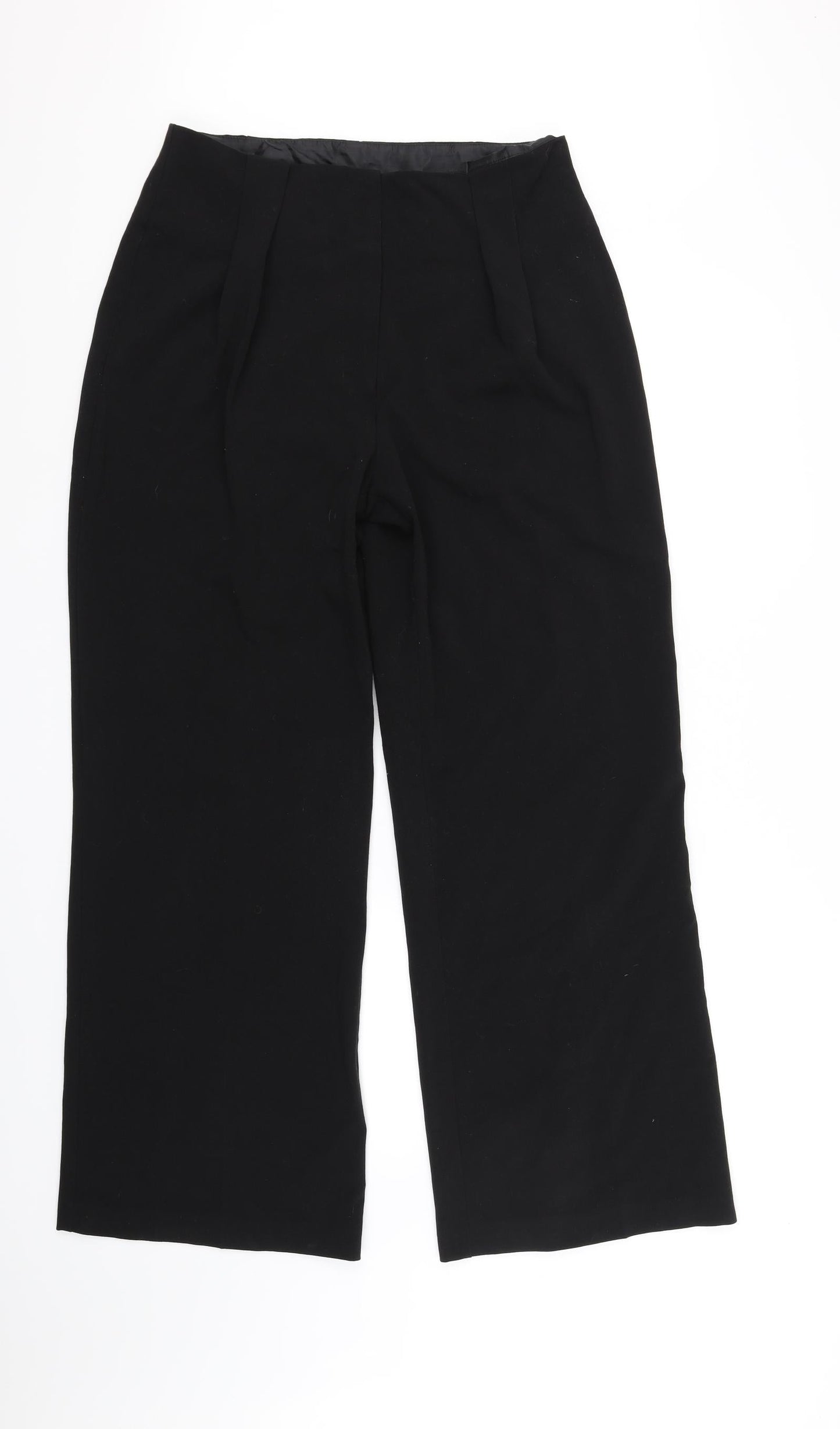 Womens UK Size 10 F&F Regular Fit  Black Trousers