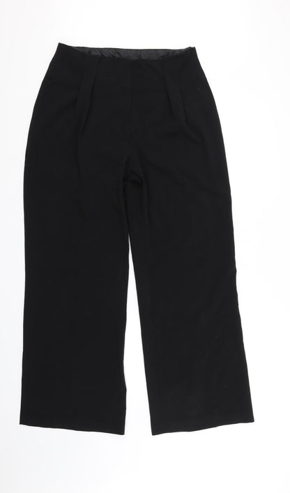 Womens UK Size 10 F&F Regular Fit  Black Trousers