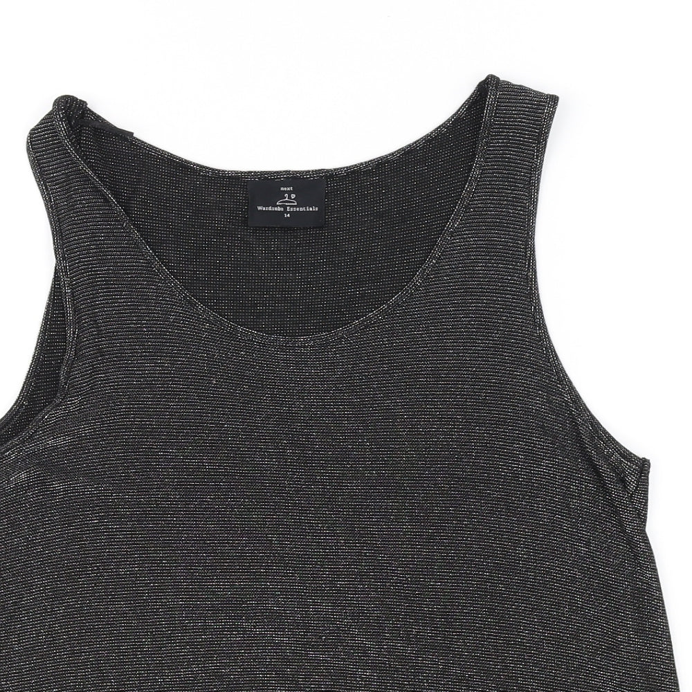 Womens UK Size 14 NEXT Grey Basic Tank