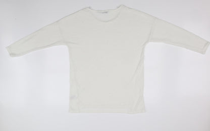 NEXT Womens White   Pullover Jumper Size 16