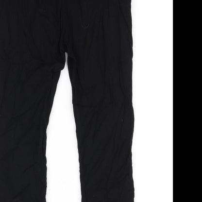 New Look Womens Black   Jegging Trousers Size 10 L25 in