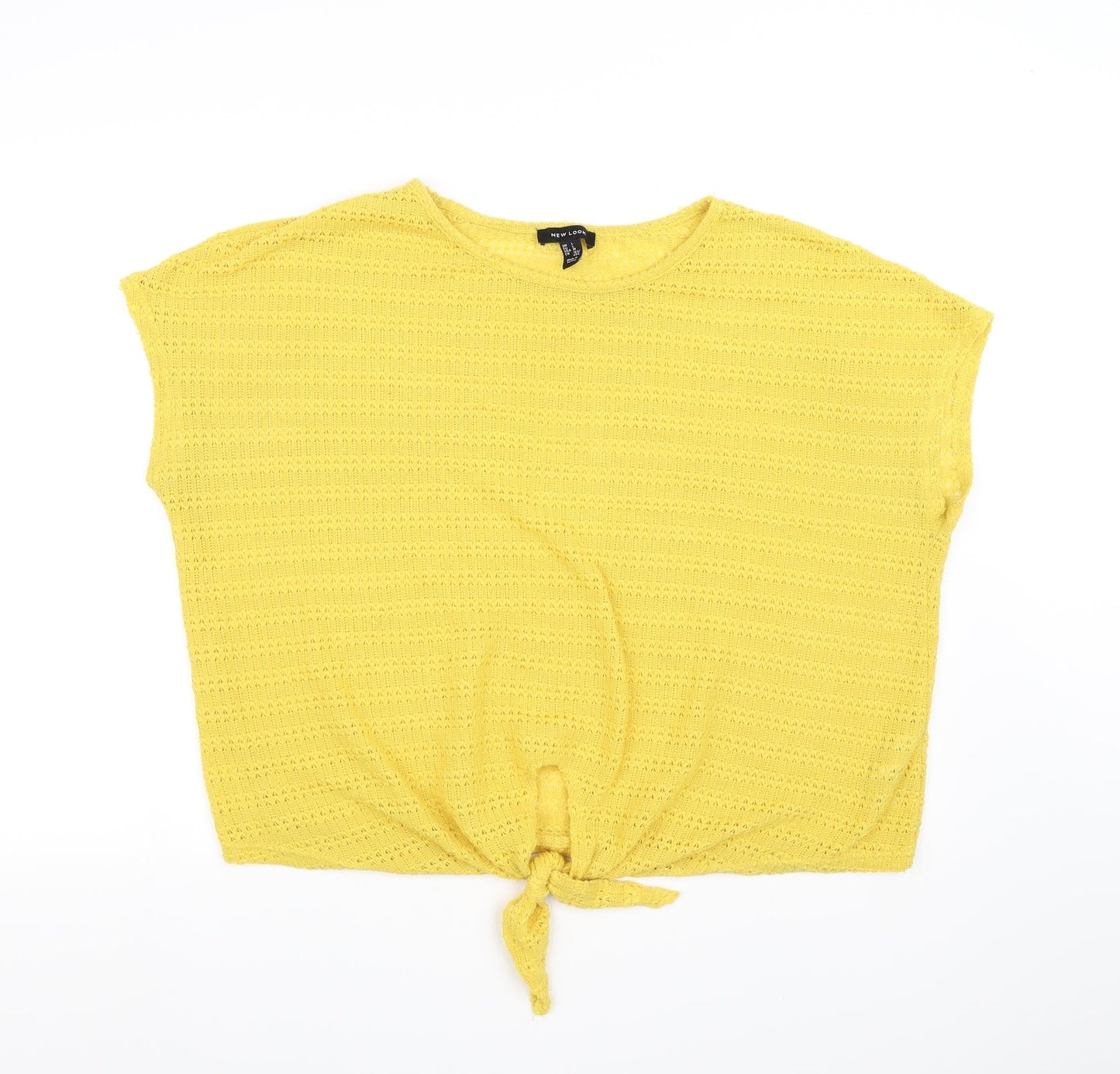 New Look Womens Yellow   Vest Jumper Size L