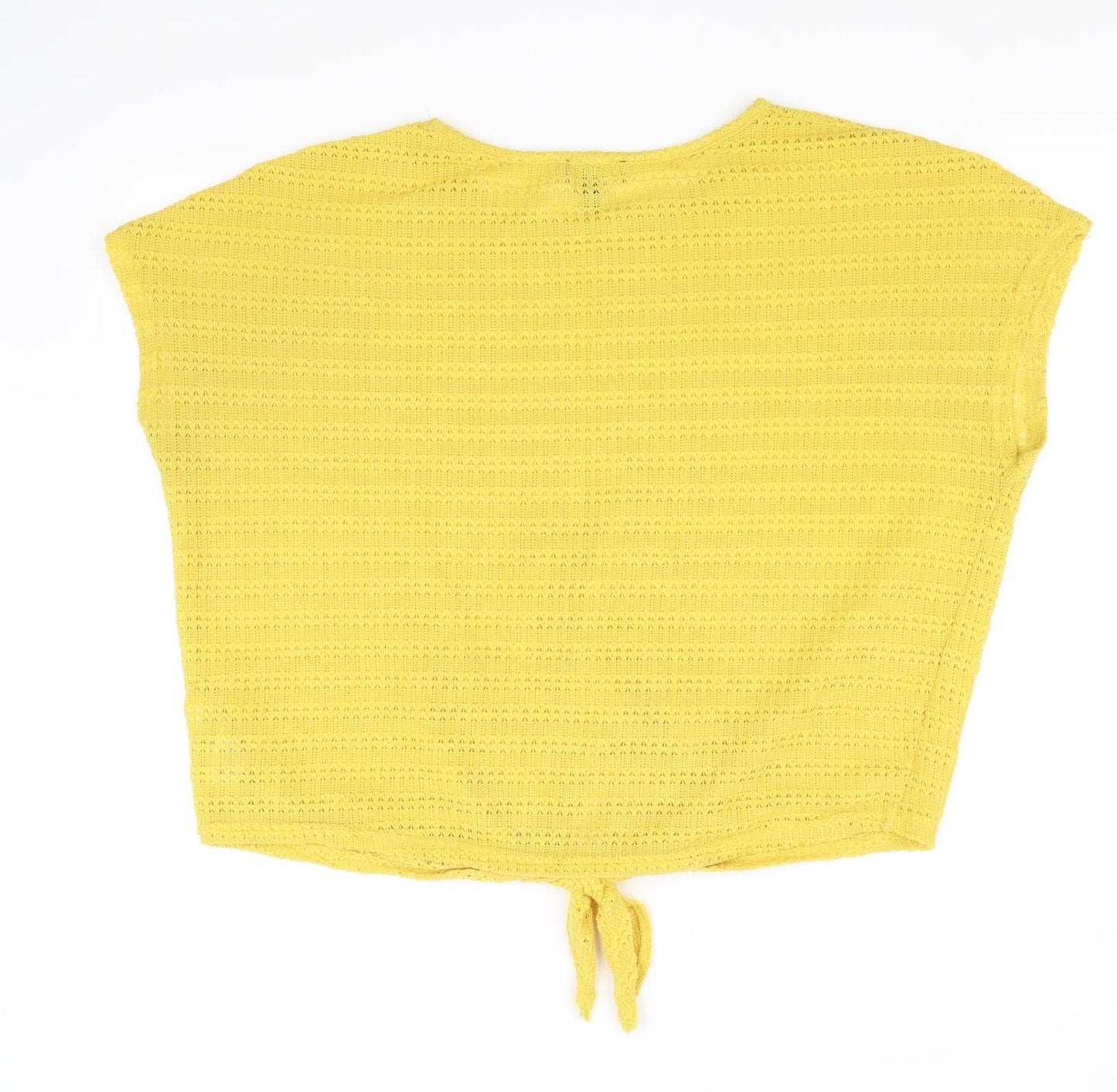 New Look Womens Yellow   Vest Jumper Size L