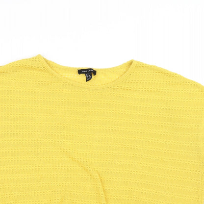 New Look Womens Yellow   Vest Jumper Size L