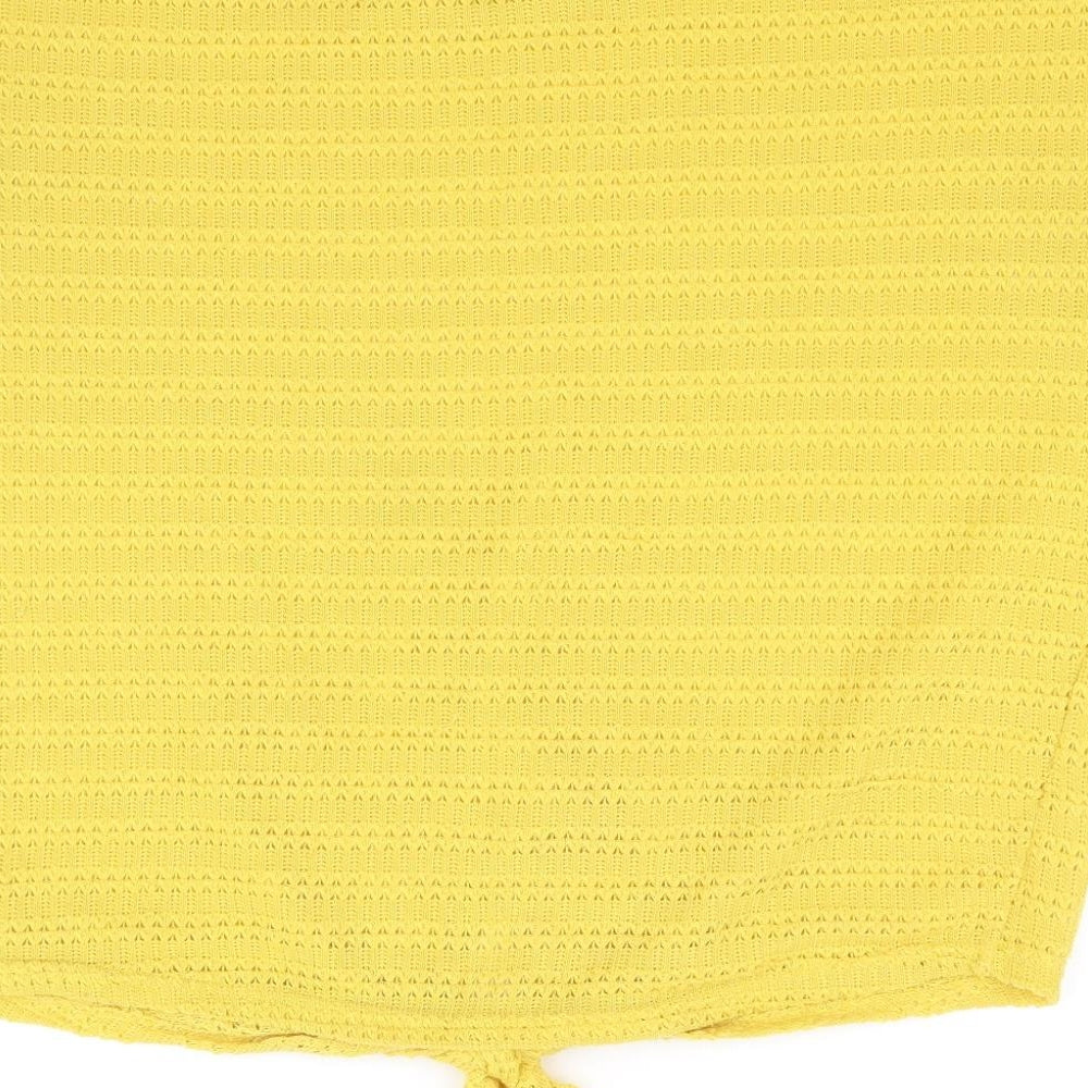 New Look Womens Yellow   Vest Jumper Size L