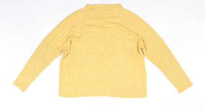 H&M Womens Yellow   Pullover Jumper Size M