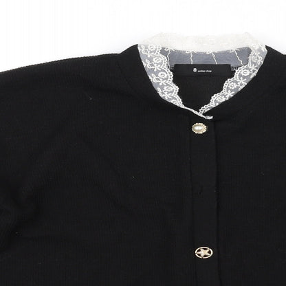 8 online shop Womens Black   Cardigan Jumper Size S