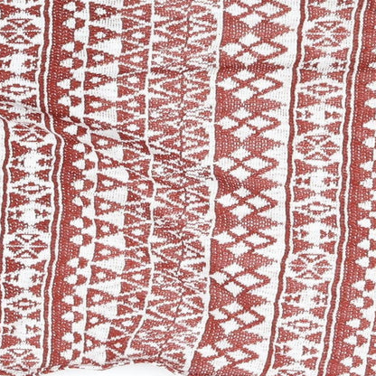 Divided by H&M Womens Red Geometric  Cardigan Jumper Size XS