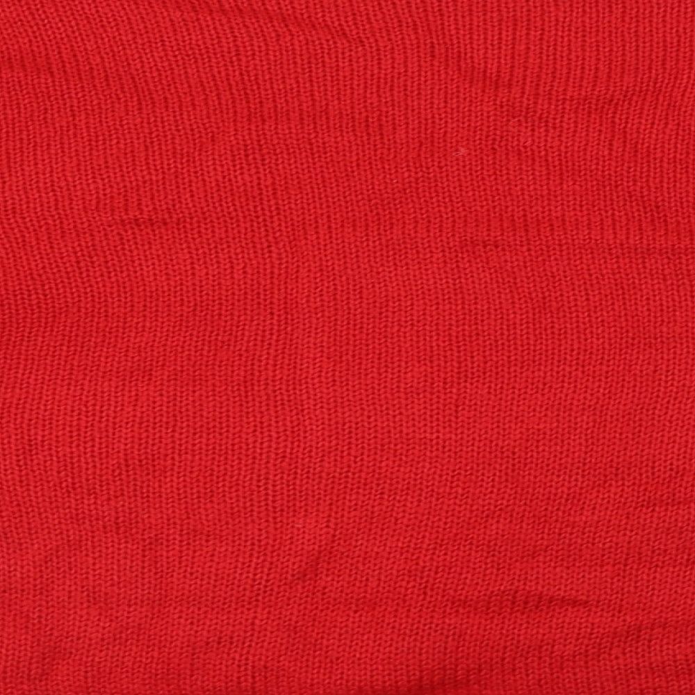 New Look Womens Red   Pullover Jumper Size L