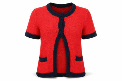 Long Island Womens Red   Cardigan Jumper Size S