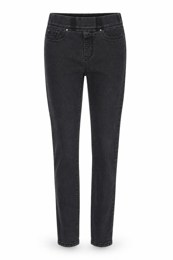 Womens UK Size 6 denim co Regular Fit Straight Black Jeans