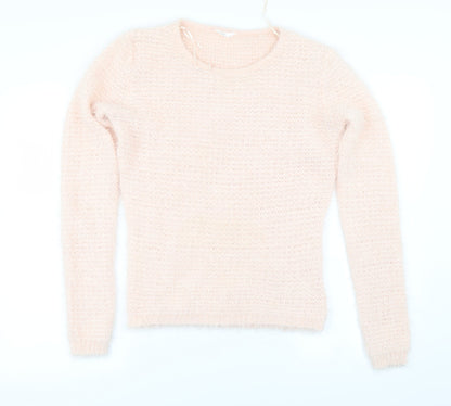 Pep&Co Womens Pink   Pullover Jumper Size M