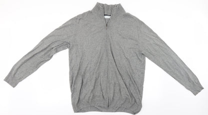 Avenue Womens Grey   Full Zip Jumper Size L