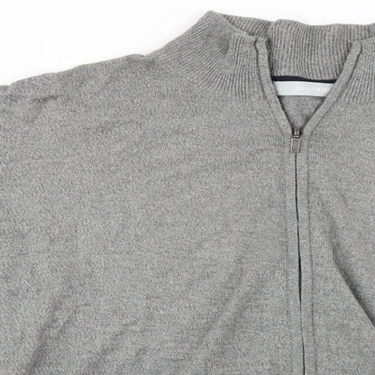Avenue Womens Grey   Full Zip Jumper Size L
