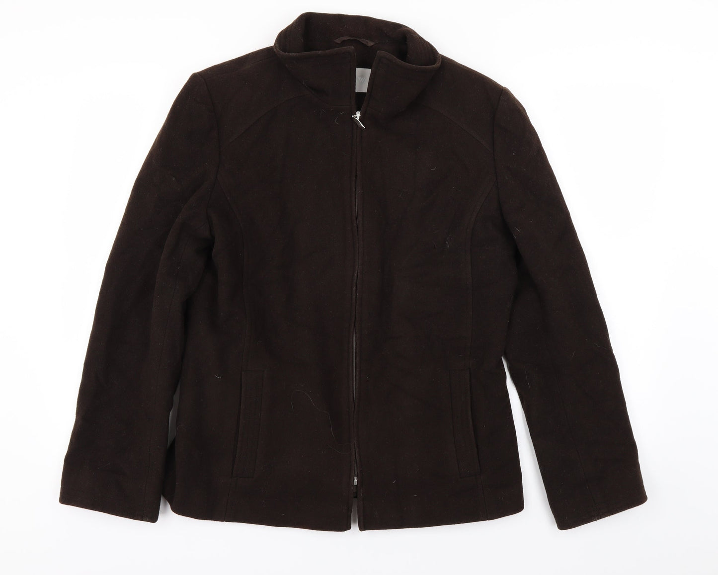 JWF Womens Brown   Jacket Coat Size 12