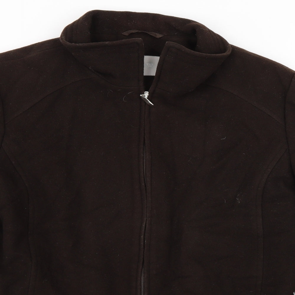 JWF Womens Brown   Jacket Coat Size 12