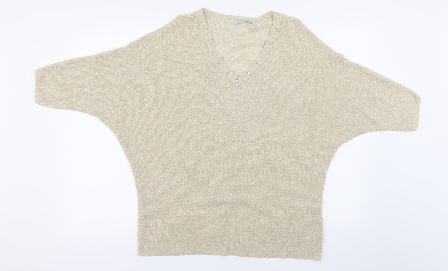 George Womens Beige   Pullover Jumper Size L