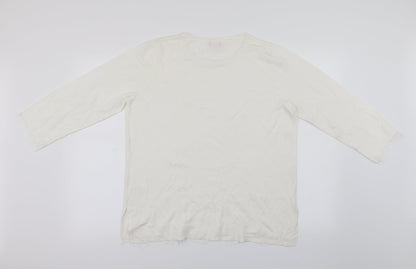 Together Womens Ivory   Pullover Jumper Size 14