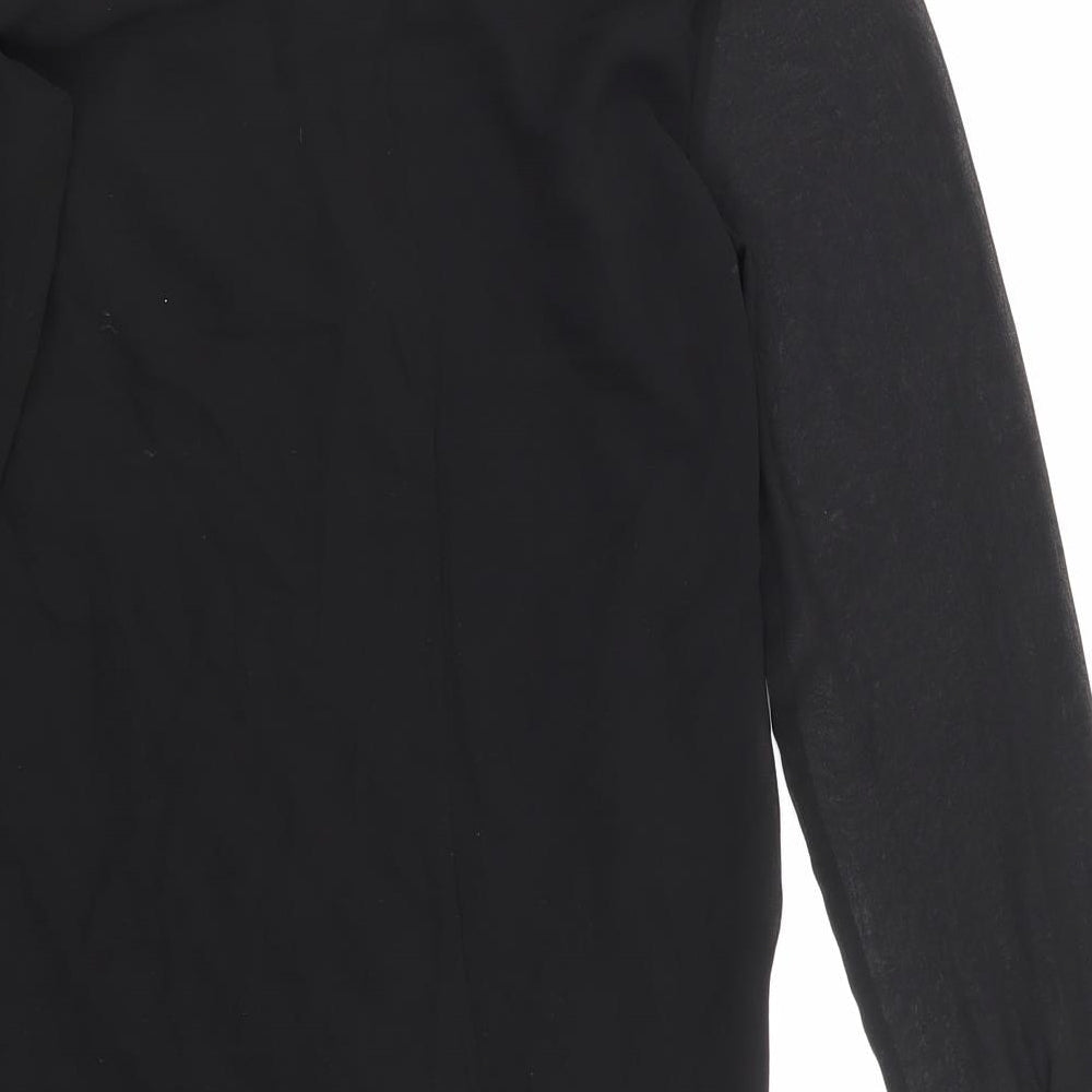 Primark Womens Black Floral Lace Pencil Dress  Size 6