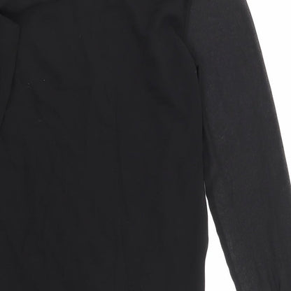 Primark Womens Black Floral Lace Pencil Dress  Size 6